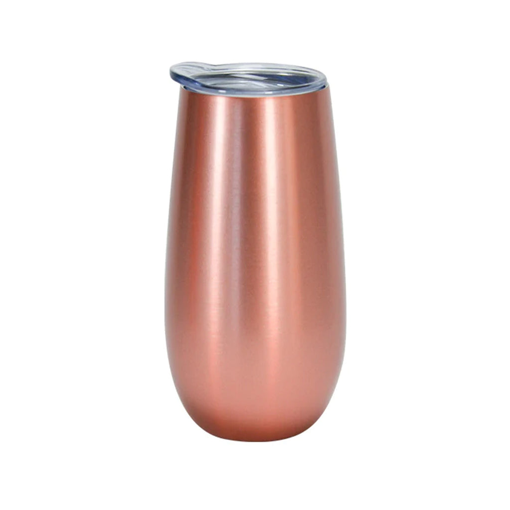 Champagne Flute Double Walled  - Rose Gold