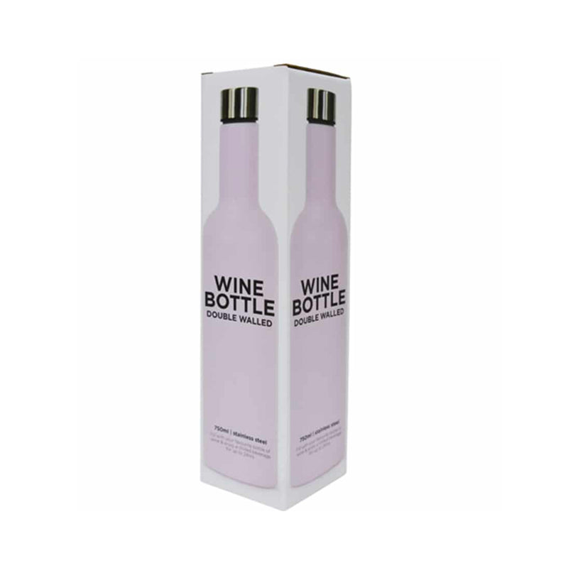 Wine Bottle Stainless - Gelato Pink