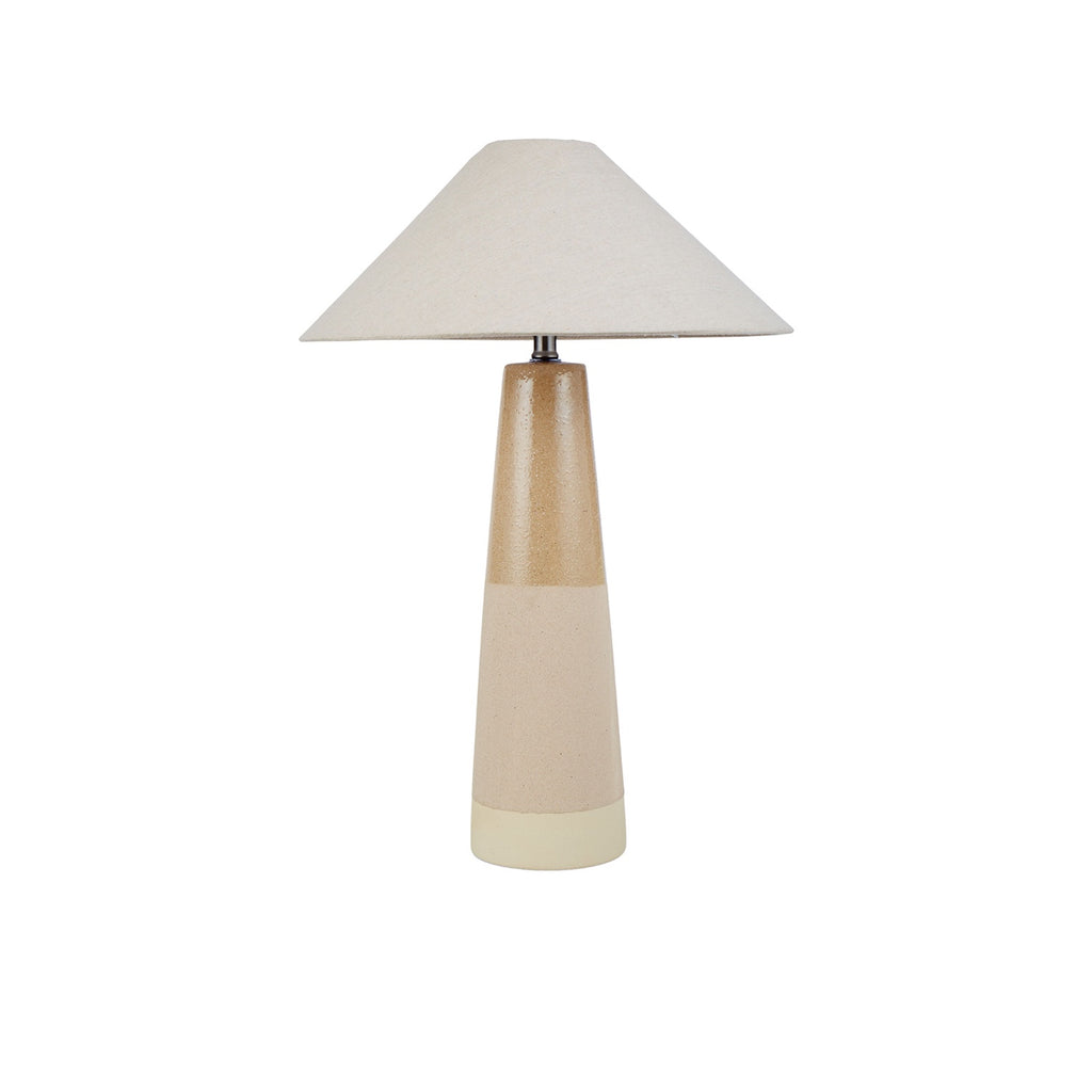 Table Lamp Conical 2 Tone Ceramic