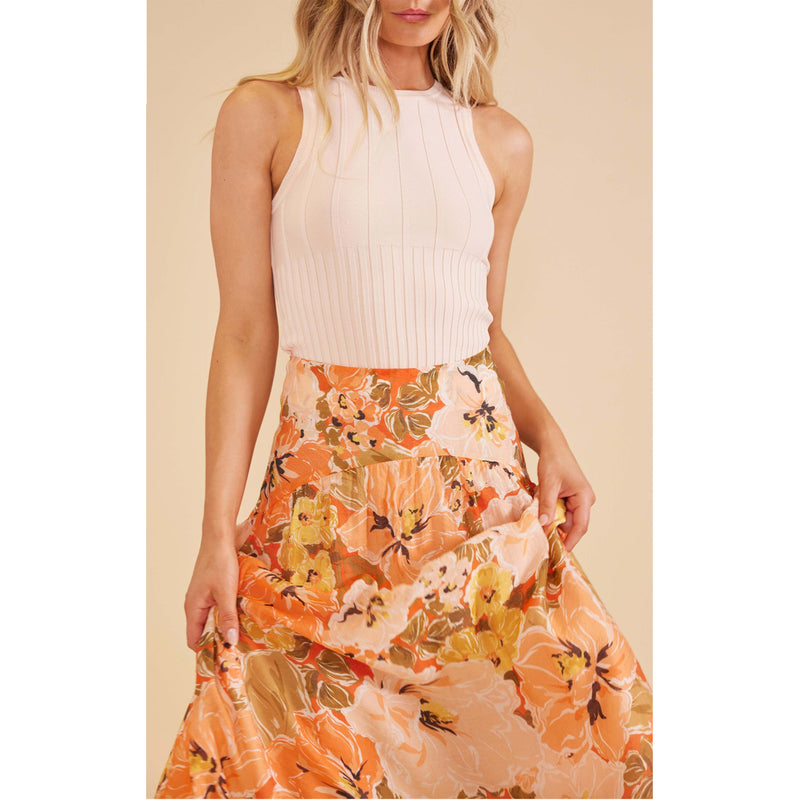 Skirt Maxi Tahlia - Floral