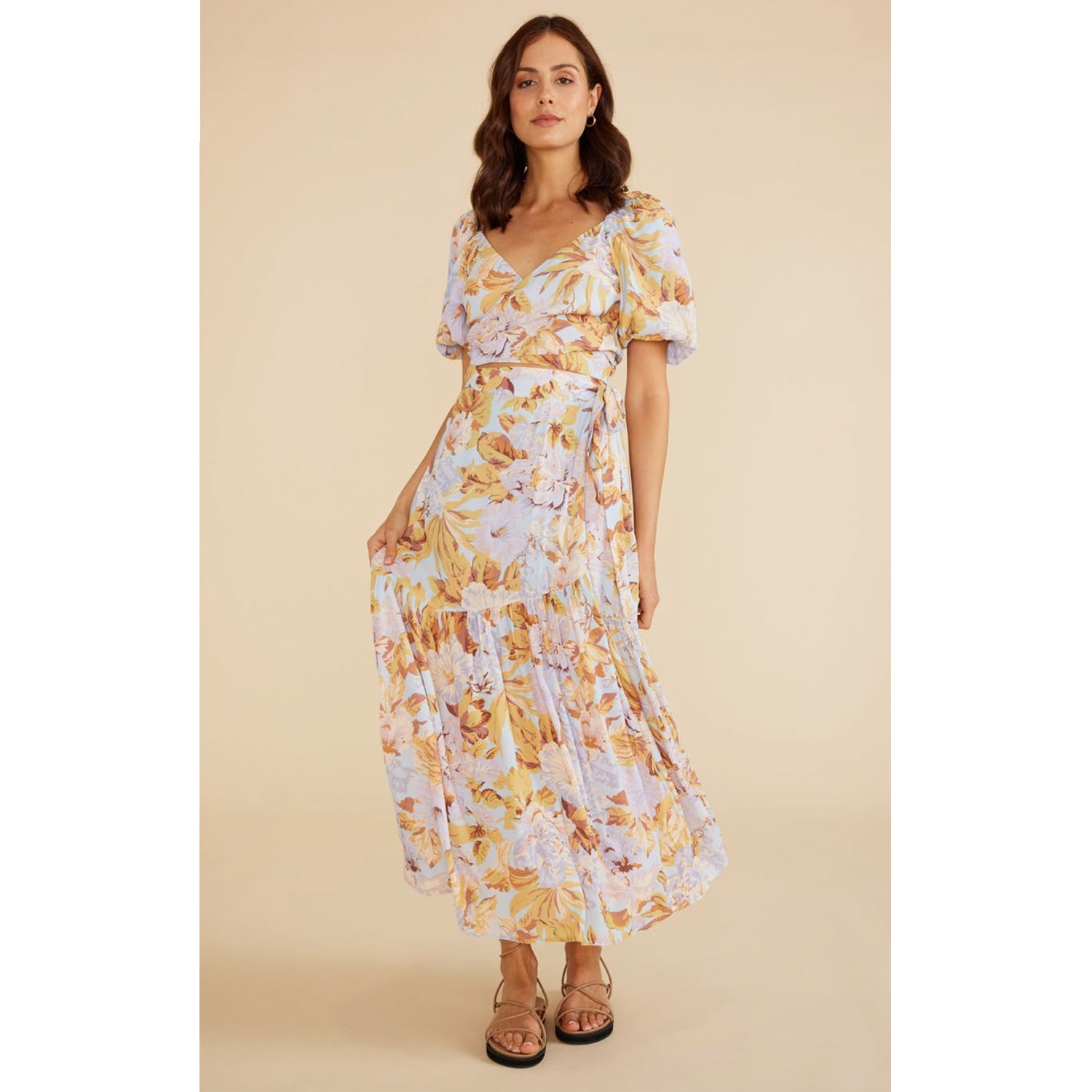 Skirt Harlow Wrap - Sky Blue