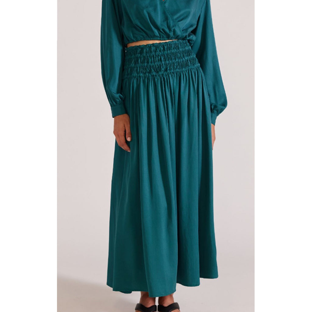 Skirt Leila Midi - Emerald