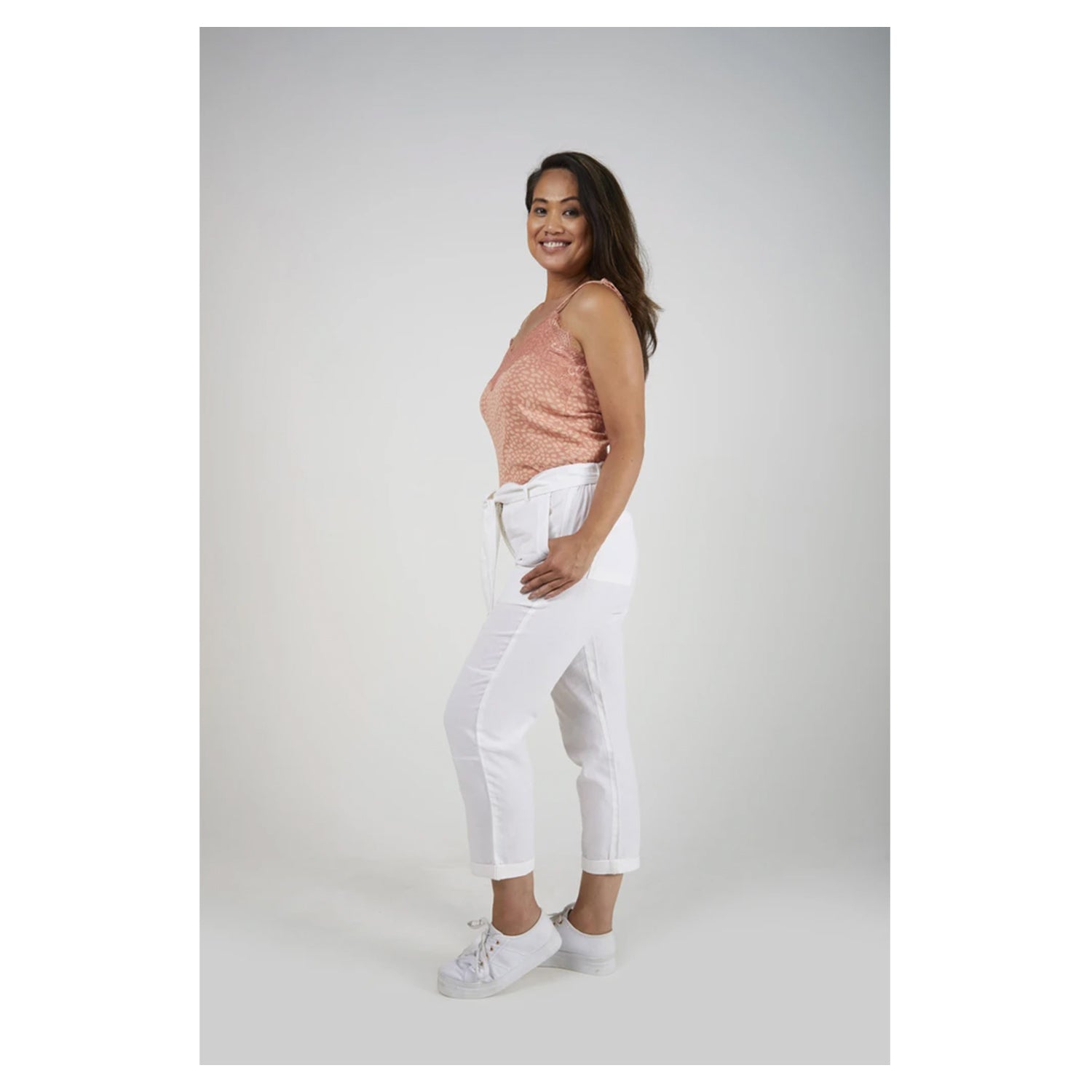 Pant Straight Leg White