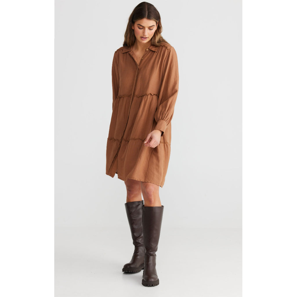 Dress Mia - Terracotta