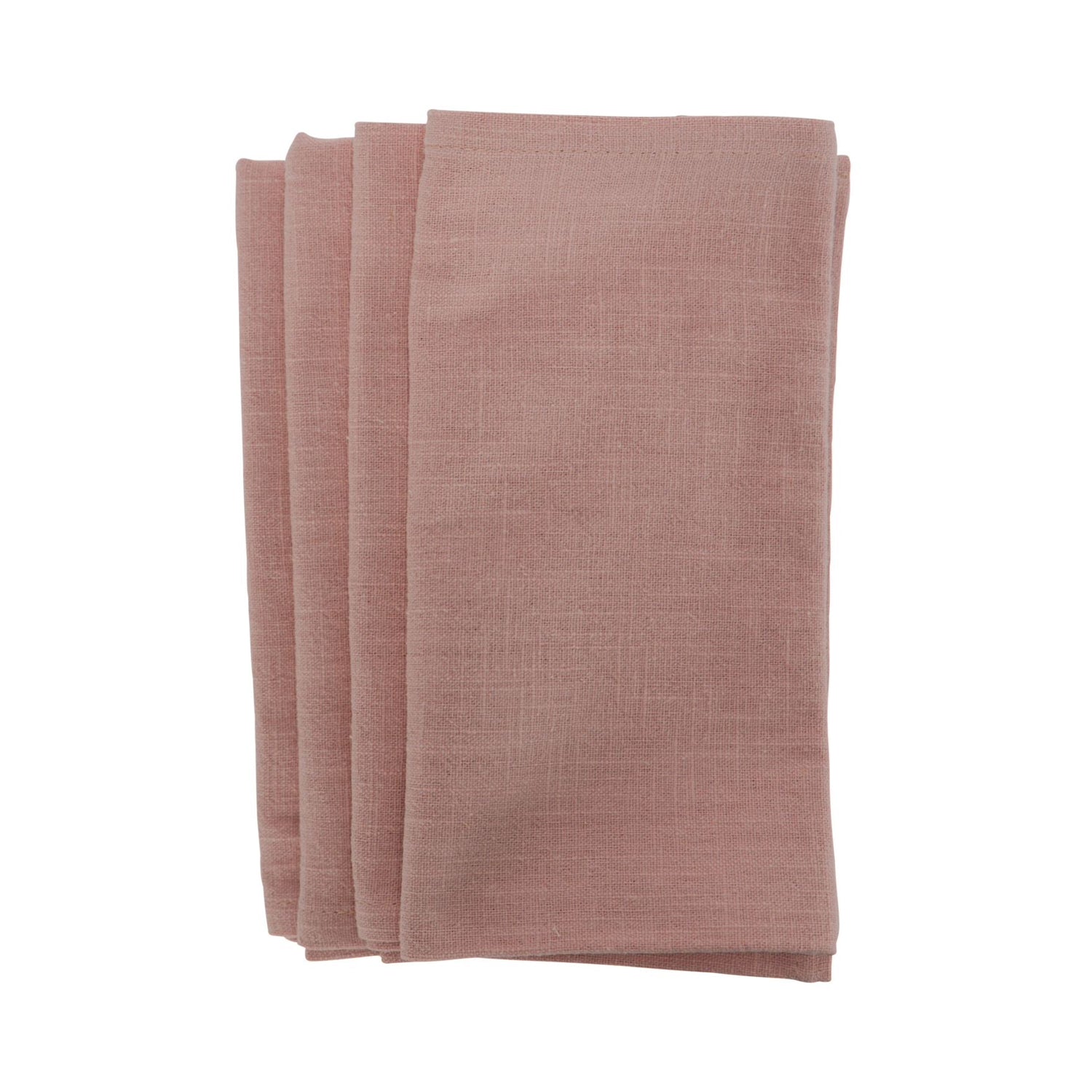 Napkin Stonewashed Set 4 - Pink