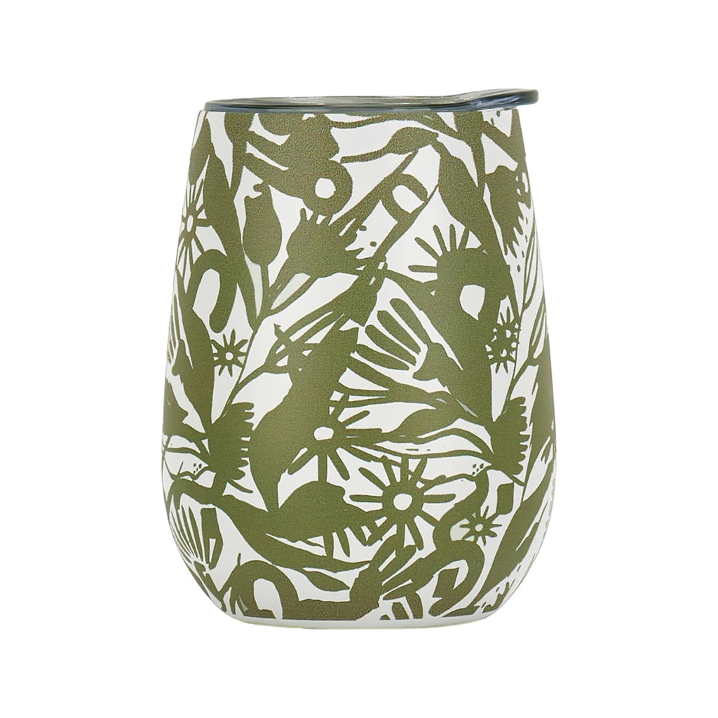Wine Tumbler Double Wall - Abstract Gum