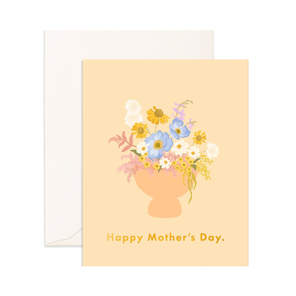 Card Mother's Day Vase