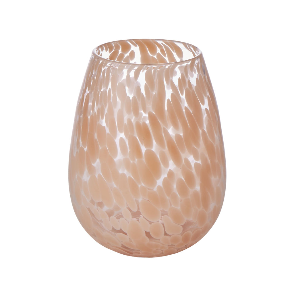 Vase Glass - Apricot