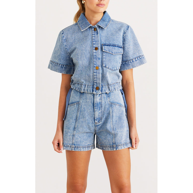 Top Rory Shirt - Washed Denim
