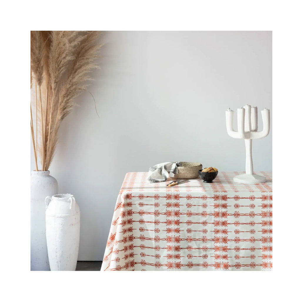 Tablecloth Organic Cotton Wattle - Ochre
