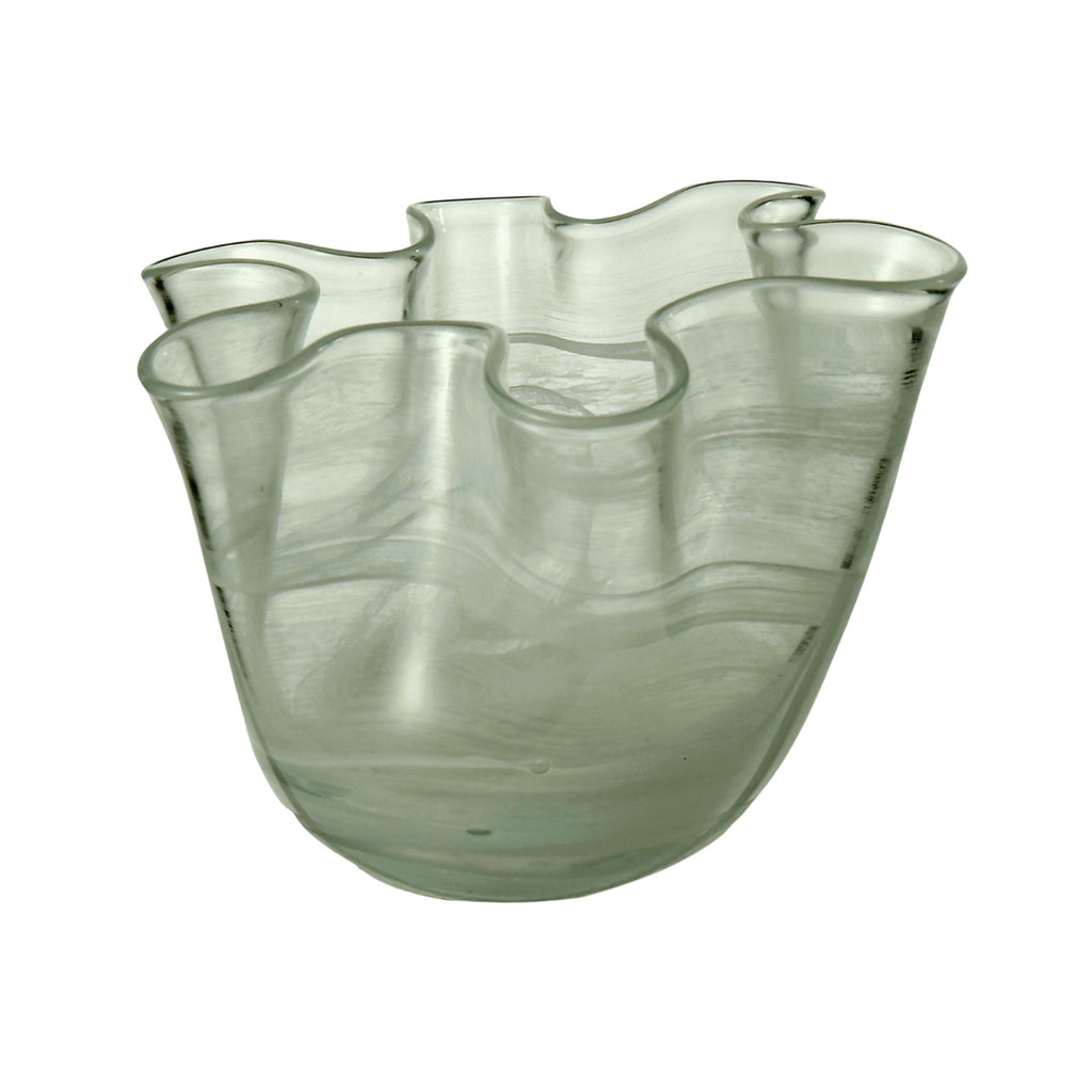 Vase Wavy 16cm - Green