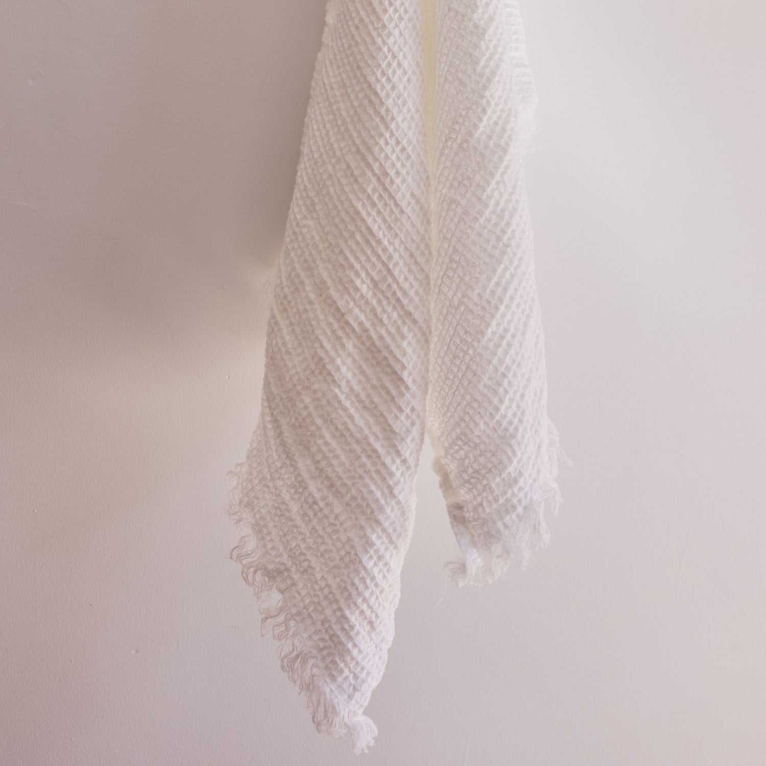 Bath Sheet - White Waffle